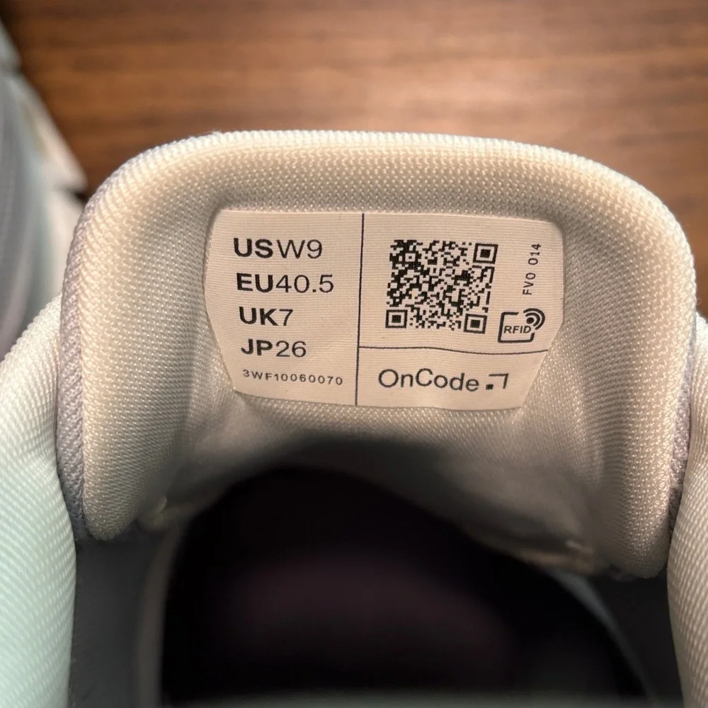 On Running Womens Cloud 6 Sneakers Glacier/White Size 9 - Picture 9 of 10